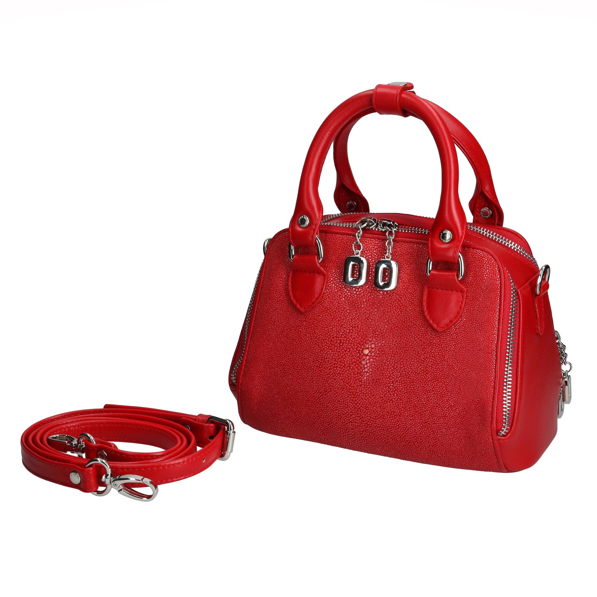 Handbag : Stingray Leather Handbag - H499 S&P